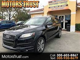 2012 Audi Q7 Quattro 4dr 3 0l Tdi Premium Plus Black Suv 4 Doors 13800 To View More Details Go To Https Www Mo Cars For Sale Car Finance Hialeah