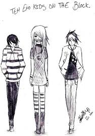 Pin By Be Cat On Emos Und Gruftis Emo Draw Humanoid Sketch