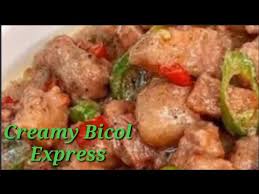 Creamy bicol express with green beans.there are countless versions of bicol express out there, i also do have one recipe in the archives that uses jalapeno chilies. Bicol Express With Sigarilyas Youtube