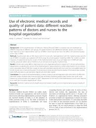 Pdf Use Of Electronic Medical Records And Quality Of