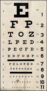 20 scientific mini snellen chart