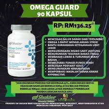 Sumber vitamin c semulajadi yang disalurkan jam demi jam. Ready Stock Omega Guard Shaklee Harga Student Free Gift Shopee Malaysia