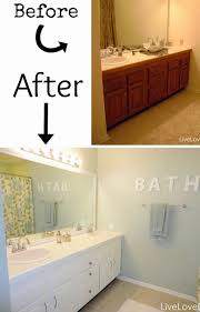 I've been wanting new light fixture in our bathroom for the 6 years we've lived here, and everything at the box. 7 Best Diy Bathroom Vanity Makeovers Pneumatic Addict