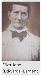 Eliza Jane (Luna) Cockrum. She was quite a woman for her time. She owned  land in her own name, and she was a midwife.