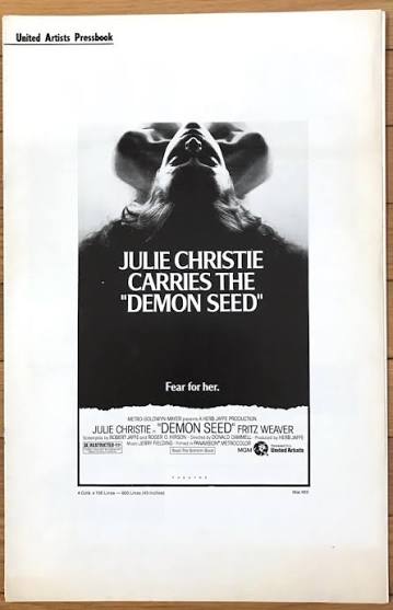 Demon Seed (1977) Pressbook