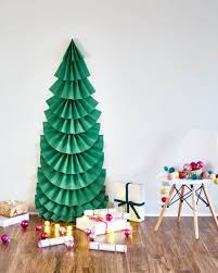Make It Diy Life Sized Folded Paper Christmas Tree Alternative Christmas Tree Diy Paper Christmas Tree Paper Christmas Decorations