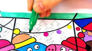 These are some coloring pages preschoolers can print free! Peppa Pig And Friends Christmas Time Peppa Coloring Book Learning Drawing Videos For Kids Video Dailymotion