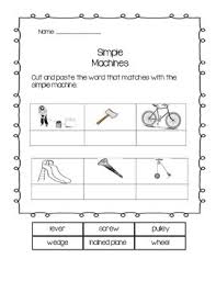 This simple machines worksheet handout & reference also includes use this worksheet to support a scavenger hunt activity in which students look for examples of simple machines in the. Simple Machines Cut And Paste By Megan Bainbridge Tpt