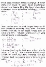 Contoh Soal Fisika Kelas 10 Semester 1 Beserta Jawabannya