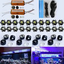 Watch as my brother and i assemble a diy led light for my fish room. 60w Diy Led Aquarium Light Kit 20 3w For Coral Reef Tank Dimmable Led Lighting Light Led Rgb Light Led Tubeled Lamp For Aquarium Aliexpress