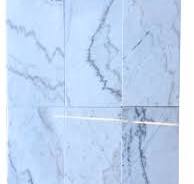 White and Greyish Marble 12x24 Wall and Floor Tile Polished Finish for  Bathroom Shower, Kitchen Backsplash, Fireplace Surround