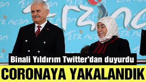 Eşi zeynep hanım'ın ise tamamen atlattığı söyleniyor. Binali Yildirim Ve Esi De Corona Pozitif