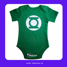 Green Lantern 0 12 Months Cotton Superhero Baby Onesie For Baby Boy Romper Shopee Philippines