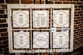 Wedding Seating Chart In A Rustic Window Frame I Used A