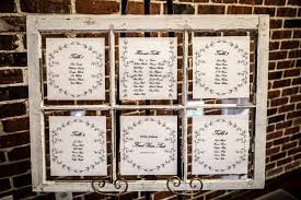 wedding seating chart in a rustic window frame i used a