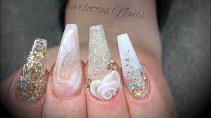 Chrome nails are a huge trend for 2019, we've rounded up 21 ways to wear them, from diy chrome nail polishes to professional from understated to extra, acrylic to diy nail polish, we've got chrome covered. Acrylic Nails Inc Full Prep White Gold Set Beauty Top News
