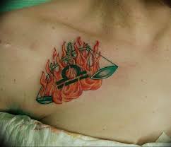 Libra or the balance scales offers a variety of themes. Photo Tattoo Zodiac Sign Libra 19 06 2019 068 Tattoo Zodiac Sign Tattoovalue Net Tattoovalue Net