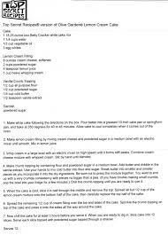 Pin By Mary Saleda On Desserts Lemon Cream Cake Top Secret Recipes Lemon Cream