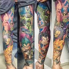 Anime Caricatura Dragonball Dragonballsuper Dragonballz Vegeta Goku Picoro Trunks Bells Gohan Cell Bu Dbz Tattoo Dragon Ball Tattoo Sleeve Tattoos