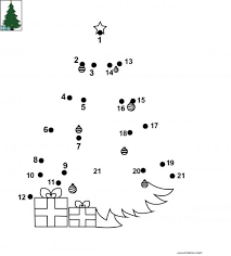 Dessin De Points A Relier Et Colorier Pour Noel Mon Beau Sapin De Noel A Imprimer