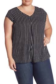 Halogen Double V Neck Woven Top Plus Size Nordstrom Rack