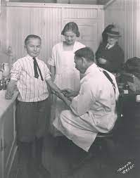 The test is a simple procedure. A Schick Test For Diphtheria February 1924 Tacoma Public Library