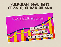 Soal Hots Kimia Kelas X Xi Dan Xii Sma Catatan Kimia Catatan Kimia