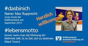Dasbinich Max Rupprecht Raiffeisenbank Auerbach Freihung Facebook