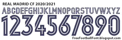 Adidas jersey real madrid 2020/2021. Free Football Fonts Real Madrid Cf 2020 2021 Uefa Champions League Adidas Font