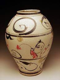 Fred Johnston Ceramic Pottery Pottery Vase Ceramic Sculpture