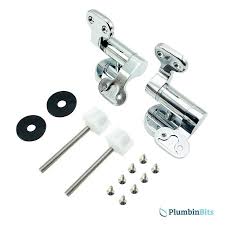 This prevents them from slamming down, which could damage the toilet seat and hinges or wake sleeping members of the family. Heritage Replacement Traditional Oak Soft Closing Wood Toilet Seat Hinges Chrome For Sale Online Ebay