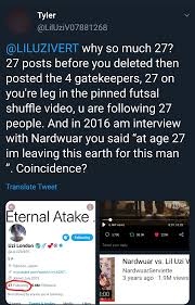 Lil uzi vert was born as symere woods. 27th Jan Liluzivert