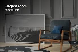 Now we are going to give you the very stunning and marvelous design of free feather flag mockup psd template that will act according to your needs. Elegant Room Poster Mockup In Indoor Advertising Mockups On Yellow Images Creative Store