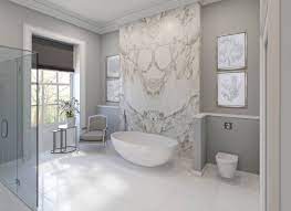 harpers interiors on instagram a 3d visual of a crisp and contemporary bathroom we designed for a previ contemporary bathroom contemporary bathrooms interior