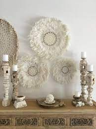 Boheme Juju Hat Creamy White Set Of 3 Juju Hat Bali Decor Bohemian Decor