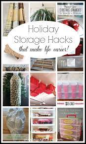 Holiday Storage Hacks Holiday Storage Storage Hacks Bow Storage