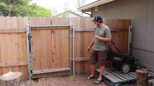 Lifetime fence company builds custom wood fences that are designed to last many years. No Drive Gate Modifying My Wood Fence With Steel Posts For Drive Through Access Youtube