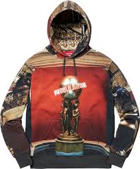 Supreme Patchwork Hooded Sweatshirt Hooded Sweatshirts Red Hooded Sweatshirt Scarface