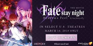 The story continues immediately from fate/stay night: Ticket The Movie Fate Stay Night Heaven S Feel Lost Butterfly