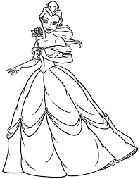 Just check her out yourself in the following princess belle coloring pages. Disney Princess Belle Coloring Pages Coloring Home
