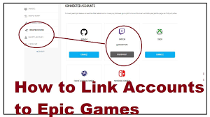 Any epic games account used on a ps4 to play fortnite was unable to be used on nintendo switch and. How To Link Epic Games Account To Other Accounts Youtube