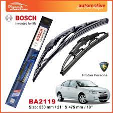 Lebarnya adalah 60 cm dan panjangnya adalah 300 cm ataupun 3 meter. Proton Persona Old Model Car Windshield Wiper Blade 21 19 Bosch Advantage Ba2119 Dinamik Autohaus Malaysia Auto Spare Parts Accessories Shop