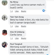 Kes ini disiasat mengikut seksyen 148 kanun keseksaan, 506 kanun keseksaan dan 427 kanun keseksaan. Kontraktor Dan Warisan Tenom Lapor Polis Peter Anthony Difitnah Pukul Polis Di Kelab Malam