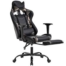 Camo office chair also have features such as comfortable armrests for those working long hours, as well as offer mobility in the form of wheels. Pc Gaming Chair Ergonomic Office Chair Desk Chair With Lumbar Support Headrest Arms Footrest Modern Task Rolling Swivel High Back Pu Leather Computer Chair For Women Adults Camo Buy Online In Dominica
