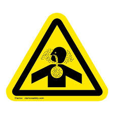 Hazard Type Burn Symbol Meaning Toxic Gases Asphyxiation Toxic Ventilated Inhalation Ingest Clarionsafety Safety Vector Illustration Symbols Illustration