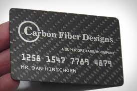 The bottom front edge and sides are finished in brushed stainless steel. Carbon Fiber Business Cards Uncrate