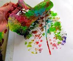 Grow Collect Leaves And Use Paint To Make Prints Beautiful Frame Able Kids Art Nature Crafts Leaf Crafts Fall Crafts Autumn leaf painting craft ideas for kids. leaf crafts