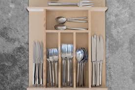 custom wood cutlery drawer organizer