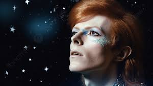 David Bowie Com Maquiagem E Estrelas Ao Fundo, Imagem De Poeira Estelar,  Poeira Estelar, Abstrato Imagem de plano de fundo para download gratuito