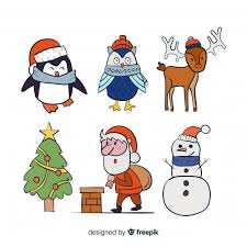 Christmas cartoons and comics 7273 results. Free Vector Cartoon Characters Christmas Collection
